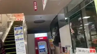 【日立】1X エスカレーター　イトーヨーカドー桂台店　1X escalator Ito Yokado Katsuradai supermarket Yokohama Japan