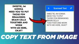 How to Copy Text From Image | Android & iOS | Image to Text Converter