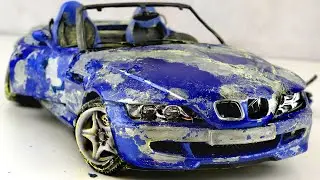 Restoration damaged BMW M Roadster tuning Model Car by Good Restore