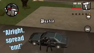 GTA: San Andreas - Fat CJ being arrested