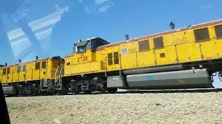 Union Pacific 2721 Genset Switcher Local, Whittier CA