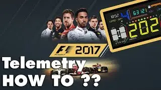 How to setup telemetry on F1 2017 | Sim dashboard