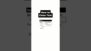 How to clean text in excel #excel #business #finance #investing #exceltips #career #work