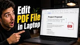Easily How To Edit PDF File in Laptop for FREE