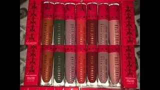 Jeffreestar holiday collection 2016 review and swatches