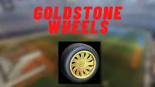 (Alpha Reward) Goldstone Wheels Rocket League Showcase
