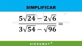 Curso para el examen de admisi&oacute;n al ITAM | Simplificaci&oacute;n de ra&iacute;ces | PAA | SIEDUMAT
