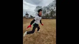 NASTY CROSSOVER LEADS TO TOUCHDOWN ☝️✅ #hmong #flagfootball #hff