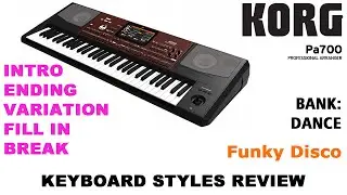 KORG PA700 STYLE - DANCE - Funky Disco