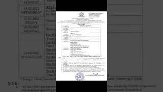 OU B.com & B.com (Hons)  1st Semester Examination Time Table 2023