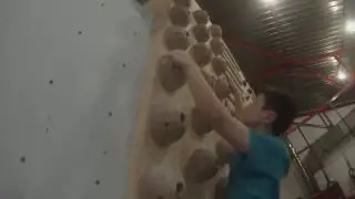 Sloper camp using @ Boulder Shack climbing gym