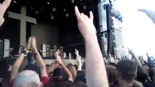 Ozzy Osbourne's entrance at DOWNLOAD festival Paris