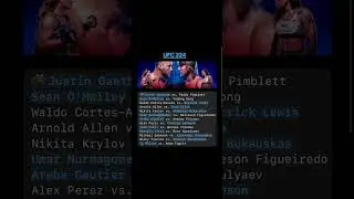 UFC 324 #predictions