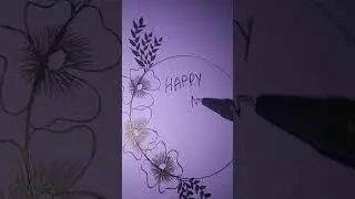 Happy new year card 2021. #happynewyear #2021 #card #shorts #youtubeshorts #art #drawing #craft