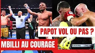D&eacute;faite serr&eacute;e de David Papot + Christian Mbilli  sur son combat : Mon Analyse