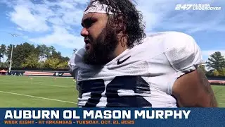 Auburn OL Mason Murphy - Arkansas Week