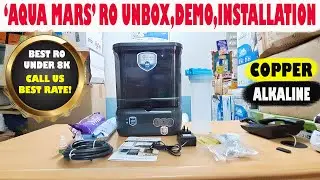 AQUA MARS COPPER + ALKALINE  RO WATER FILTER  UNBOX,DEMO,INSTALLATION TAMIL|UNDER 9K RO WATER FILTER