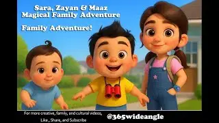 A Beautiful Family Story of Sara, Zayan & Maaz | Emotional & Magical Kids Animation