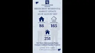Ridgecrest Real Estate Market Update: August 31, 2025
