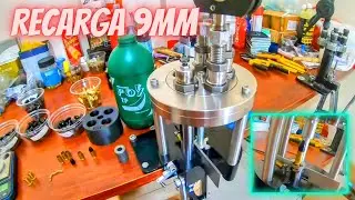 Primeira recarga de 9mm com a prensa BST P5..
