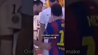 Messi and Zlatan friendship #shorts #messi #zlatan