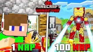 100 NAP SZUPERHŐSKÉNT A MINECRAFT-BAN! 😱