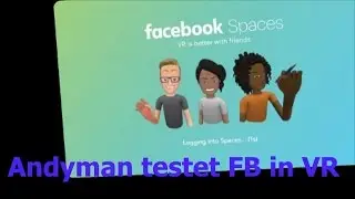 Facebook Spaces - Facebook in VR [Let&acute;s Play][Oculus Rift][German][Virtual Reality]