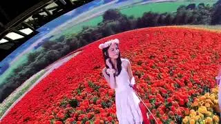 8-meter diameter acoustically transparent dome theater in the United States