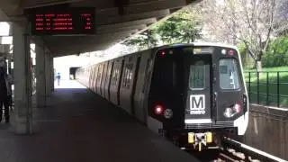 WMATA Kawasaki 7016 on the Red Line At White Flint