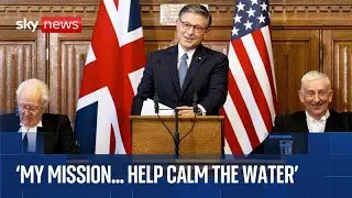 US House Speaker addresses UK Parliament for first ever