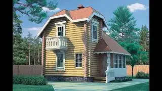 Дом из бревна 10-85. Log house 10-85. Blockhaus 10-85. 木屋10-85。