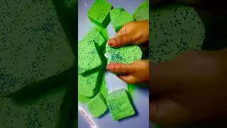 Pure green heart# satisfying # virel # asmr chalk block # ytshort # trending