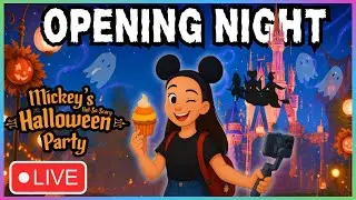 🔴 LIVE | Mickey's No-So-Scary Halloween Party at Disney World! OPENING NIGHT!&ndash;08.15.25