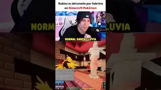 Sabrina detona a Rubius con un Pok&eacute;mon #rubius #pokemon #minecraft