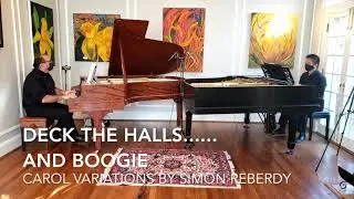 Deck the Halls.. and Boogie! by Simon Peberdy Christmas fun for 2 pianos, 4 hands