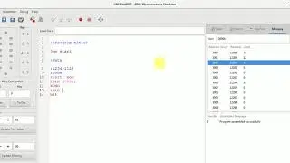 ADDITION OF 16 BIT NUMBERS IN GNUSIM 8085
