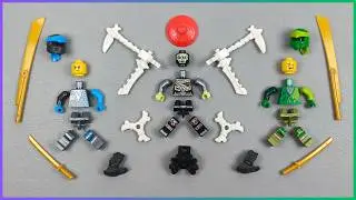 LEGO Ninjago Nya's Water Dragon Evo Minifigures | Lloyd Nya Bone Guard