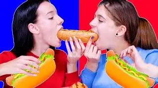 ASMR Drink Race, Hot Dog Battle, Tic Tac Toe Game | Most Popular Challenges Party By LiLiBu