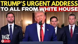 Trump LIVE: US President Donald Trump Urgent Address To The World From White House | Venezuela