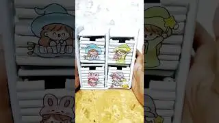 Mengubah Kertas Bekas Menjadi Laci Mini lucu #shorts