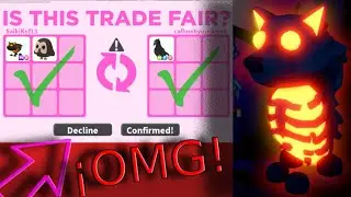 I traded my *MEGA NEON LAVA WOLF* for this... (Adopt Me Roblox)