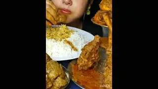 eating spicy #chicken #matton #viral 🔥
