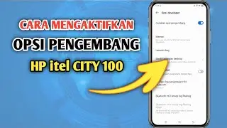 How to Enable Developer Options on HP itel City 100