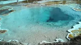 Geothermal Features with a message