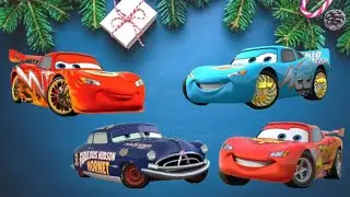 CUTE FISHING GIFT BOX DISNEY PIXAR CARS PUZZLE OPENING 🎁 Christmas Present Lightning McQueen Video