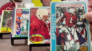 TTM 193 Vintage baseball and football returns