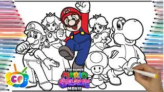 Super mario galaxy new trailer / Super mario galaxy movie coloring page / Super Mario galaxy movie