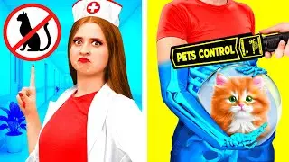 Funny Ways To Sneak Pets Into The Hospital | Funny Situations and Fails by BaRaFun Challenge
