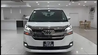 Toyota Vellfire 2.5 CVT Sunroof 2016 White Body kit - SKQ7158M
