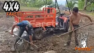 4x4 Faretty Motorcarga ¡En trocha y terreno pantanoso!